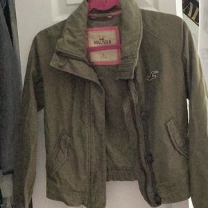 Hollister Army Green short Jacket